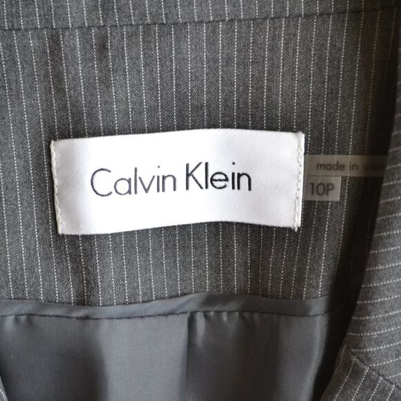 Calvin Klein Blazer Suit Jacket Size 10P - Picture 3 of 4